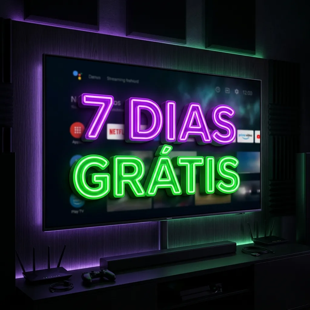 Teste IPTV 7 dias grátis em Smart TV